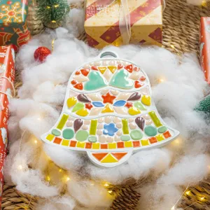 christmas bell diy mosaic kit for kids, toy for kids, creativity-stimulating game, gift for children