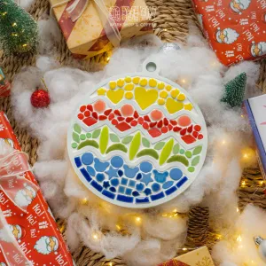 quả cầu tuyết, bộ kit tự làm tranh ghép gốm tại nhà cho bé, bộ kit handmade cao cấp, đồ chơi cho trẻ, hỗ trợ giáo dục, kích thích sáng tạo
