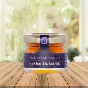 passion fruit and nutmeg jam - la petite epicerie saigon, new fruit flavor jam, sweet jam for sweet pastries, gift for friends