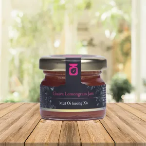 guava and lemongrass jam - la petite epicerie saigon, unique jam flavor, eaten with bread, french recipe jam, premium jam