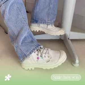 colorful shoe chain style 06, smile away collection, unique shoe accessory, eye-catching, perfect gift for shoe lovers