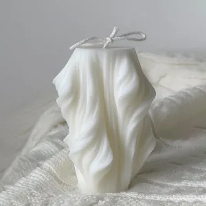 the waves handmade scented candle - ấm corner, unique wave-shaped design, gentle fragrance, paraffin-free, a gift for friends