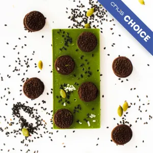 Thanh Chocolate Bark Matcha, PPG Handmade Chocolate, chus