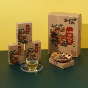nhuận phế mộc trà, set 8 hộp, mộc truly huế, chus