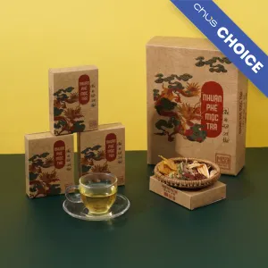 nhuận phế mộc trà, set 8 hộp, mộc truly huế, chus
