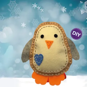 penguin pipin, diy 5+ sewing kit toy, encourages creativity, various designs, meaningful and educational gift
