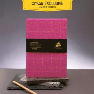Sổ Tay Bìa Vải Handmade Phiên Bản Giới Hạn, CHUS x Pilgrim Notebook, Quà Tặng Đẳng Cấp Cho Những Ai Giàu Kiến Thức - Kinh Nghiệm - Trải Nghiệm