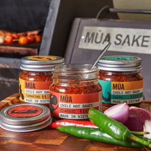 MÙA Chili Hot Sauce, Three Unique Flavors (Classic, Tamarind, Sacha), Taste Of Central Vietnam, Vietnamese Sauce, A Product Of Hoi An Farmers