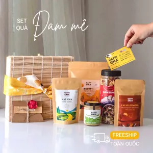 Hộp Quà Quà Đam Mê, Set Quà Hạt Dinh Dưỡng Tiện Lợi, Bắt Đầu Ngày Mới Tràn Đầy Năng Lượng, Quà Tặng Sức Khoẻ, Món Quà Ý Nghĩa