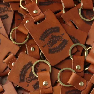 Customized Keychain, Name, Signature, and Logo Engraving, Premium Leather, Personalized Keychains, Unique Gifts, Handmade Gifts