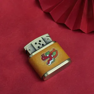 Hand-Drawn Leather Lighter, Hand-colored, Vietnamese Design, Name Engraved, Fade Resistant, Vietnamese Gifts, Gifts For Foreigners