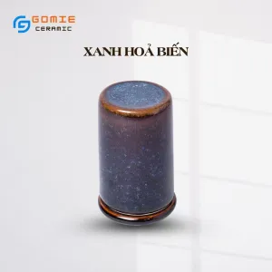 Lọ Đựng Tăm Gốm Sứ Men Hỏa Biến, Tác Phẩm Nghệ Thuật Trên Bàn Tiệc, Gốm Bát Tràng, Ống Tăm, Lọ Tăm, Gốm Sứ Cao Cấp, Gốm Gia Dụng, Quà Tặng Độc Đáo