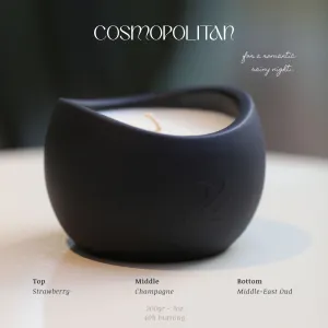 Pyra Cosmopolitan Scented Candle, Unforgettable Blended Fragrance, Artistic Candle Jar, Natural Ingredients, Personal Gift, Gift for Girlfriend