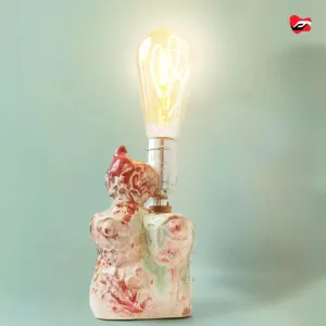 Đèn Gốm "Đu Đỉnh Sầu", Thăng Trầm Của Tình Yêu, Bộ Sưu Tập “Tình Dược”, Đèn Gốm Thủ Công Độc Đáo, Đèn Điện, Nghệ Thuật Trừu Tượng, Quà Tặng Độc Đáo