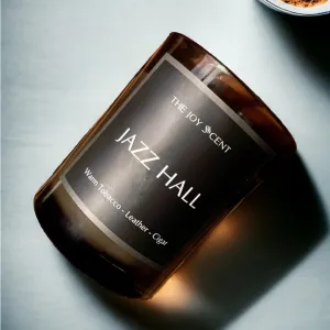 Jazz Hall Scented Candle,  Relive The Vintage Fragrance, Premium Scented Candle, Elegant Glass Jar, Exquisite Packaging, Premium Gift
