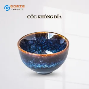 Cốc Uống Chè Men Xanh Hỏa Biến, Gốm Sứ Bát Tràng, Hơi Thở Biển Xanh Trong Từng Ngụm Trà, Tách Trà, Gốm Hỏa Biến, Gốm Sứ Cao Cấp, Trang Trí Bàn Tiệc