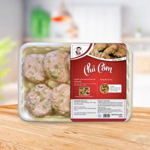 Chả Cốm Ông Ù 250G, Món Ăn Thân Quen Nhưng Luôn Hấp Dẫn, Thịt Heo Sạch, Giò Sống, Chả Chiên, Món Ăn Kèm, Chế Biến Nhanh, Ẩm Thực Việt Nam
