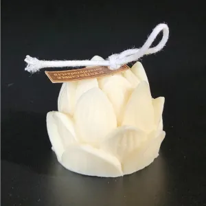 White Lotus Scented Candle, The Gentle Essence Of Art And Fragrance, Scented Soy Candles, Artistic Scented Candles, Decorative Candles, Unique Gifts