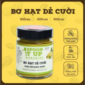 Bơ Hạt Dẻ Cười Nguyên Chất, Tận Hưởng Vị Béo Ngậy Ngon Lành, Không Đường, Tốt Cho Sức Khỏe, Bơ Hạt Ăn Kèm Sandwich, Bơ Làm Sữa Hạt, Bữa Sáng Tiện Lợi