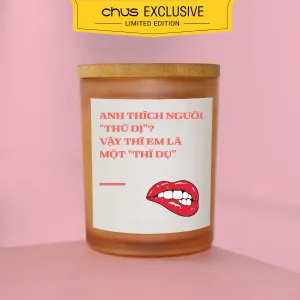 Quà Tặng Nến Thơm "Anh Thích Người "Thú Dị"? Vậy Thì Em Là Một "Thí Dụ", Set Quà Tặng Nến Thơm Ấn Tượng, Quà Tặng Độc Đáo, Nến Thơm Handmade