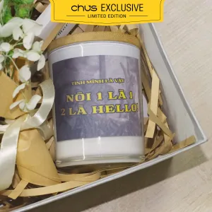 "Tính Mình Là Vậy, Nói 1 Là 1, 2 Là Hello!" Scented Candle Gift, Unique Scented Candle, Unique Gifts, Modern Lifestyle