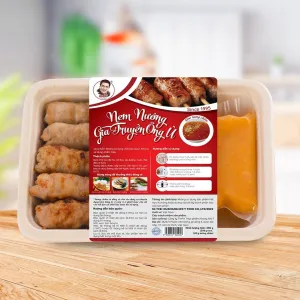 Nem Gia Truyền Ông Ù Nướng Sẵn, Thơm Ngon Và Tiện Lợi, Thịt Heo Sạch, Nem Nướng Sẵn, Nem Thịt Heo, Kết Hợp Cùng Nhiều Món Ăn, Ẩm Thực Việt Nam