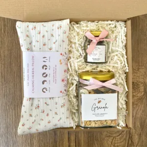 Hộp Quà Herbal Serenity, Nâng Niu Cơ Thể Toàn Diện, Gối Chườm, Trà Hoa, Ngũ Cốc Dinh Dưỡng, Hộp Quà 20/10, Hộp Quà Tặng Nữ, Hộp Quà Sức Khỏe