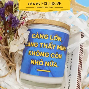 "Càng Lớn, Càng Thấy Mình Không Còn Nhỏ Nữa" Scented Candle Gift, Unique Scented Candle, Meaningful Gifts, Perfect Gifts For Friends, Decorative Item