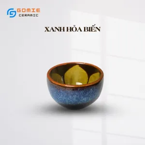 Chén Trà Đúc Lòng Hoa Men Hỏa Biến, Gốm Sứ Bát Tràng, Chén Uống Trà, Chén Chè Gốm Sứ, Gốm Việt Nam, Gốm Đúc Lòng Hoa Độc Đáo, Quà Tặng Tinh Tế