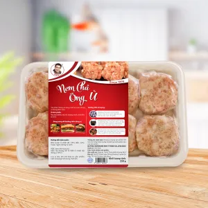 Nem Chả Ông Ù 250G, Thành Phần Thịt Heo Sạch, Kết Hợp Đa Dạng Món Ngon, Nem Thịt Heo, Nem Tươi, Chế Biến Nhanh, Không Chất Bảo Quản, Đặc Sản Việt Nam