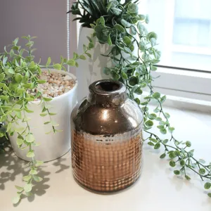 "Hanh" Craquelure Brown Ceramic Vase, Zen - Japandi Style, Rustic Vase, Abstract Ceramic Vase, Tan Van Ceramics, Interior Decoration, New Home Gifts