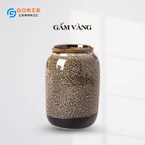 Bình Hoa Gốm Sứ Bát Tràng Men Hỏa Biến Kích Thước 7.5 x 11cm Giúp Tôn Vinh Vẻ Đẹp Mọi Loài Hoa Lý Tưởng Để Trang Trí Nội Thất Và Làm Quà Tân Gia