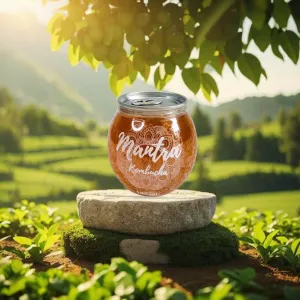 Mantra Kombucha Vị Nguyên Bản 185ml là trà lên men tự nhiên bổ sung lợi khuẩn tốt cho hệ tiêu hóa, là món quà tặng sức khỏe tuyệt vời.