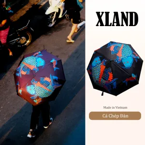 The Herd of Carp Umbrella, inspired by Dong Ho Folk Art, is a convenient umbrella perfect for both rain and sun, combining functionality with artistic flair to become a unique Vietnamese gift.