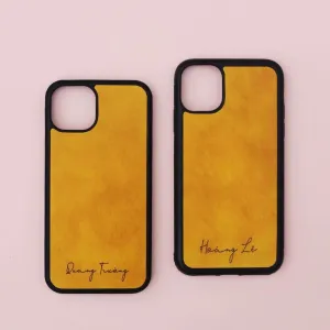 The Personalized Leather Phone Case, with options for Logo Engraved, Signature Engraved, or Name Engraved On Request, is the perfect choice for Unique Accessories and makes a thoughtful Personalized Gift or Birthday Gift.