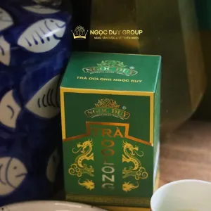 Experience the essence of Da Lat Premium Oolong Tea in a 100g box, crafted with natural ingredients to capture the purity of tea buds, making it a good-for-health Vietnamese tea and the perfect health gift for family.