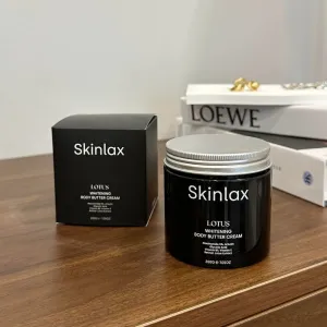 The Skinlax Lotus Extract Body Whitening Cream (200g Jar) is an all-in-one body care cream that offers effective anti-aging benefits, while nourishing your skin with vitamin-rich ingredients for a smoother, brighter complexion