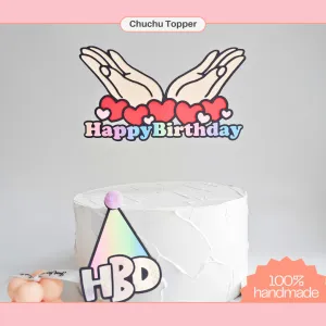 Set Phụ Kiện Trang Trí Gồm Bánh Sinh Nhật Và Kẹp Tóc Hứa Hẹn Tạo Nên Niềm Vui Bất Ngờ Cho Ngày Kỷ Niệm, Đây Chính Là Một Món Phụ Kiện Trang Trí Vui Nhộn Phong Cách Hàn Quốc Bạn Không Nên Bỏ Qua