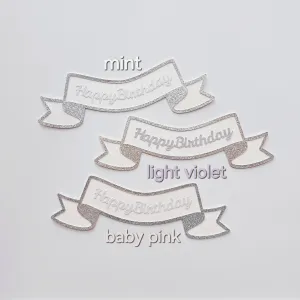 Bộ Bộ Nơ "Happy Birthday" Trang Trí Bánh Sinh Nhật hỗ trợ trang trí bánh kem, sinh nhật được thiết kế bắt mắt, đi kèm mỗi sản phẩm là những phụ kiện trang trí vui nhộn, làm nên bữa tiệc hân hoan