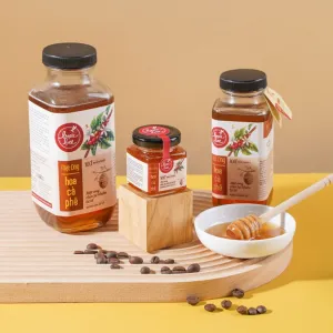 mật ong hoa cà phê nguyên chất, mật ong hoa cao nguyên, mật ong chín honimore, thực phẩm lành mạnh, quà tặng cho bố mẹ