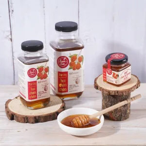 mật ong hoa chôm chôm nguyên chất, mật ong thật 100%, mật ong hảo hạng, hũ mật ong thiên nhiên, quà tặng thực phẩm