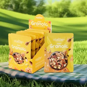 The Original Granola, available in a pack of 10, is the perfect breakfast cereal for a convenient and healthy lifestyle, made with pure grains, nutritional seeds, and premium Vietnamese ingredients, making it an ideal health gift