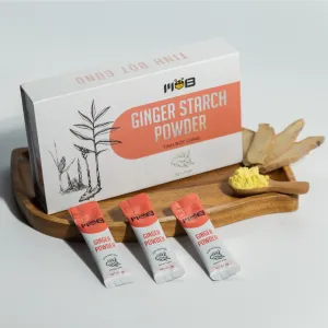 MOB Ginger Starch Powder, a 20-pack box of pure ginger powder, offers a rich and warming flavor while providing a natural immunity boost, making it the perfect health gift and a delightful Vietnamese gift crafted from natural ingredients