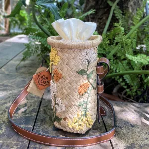 The Chloe Seagrass Bag is a beautifully handcrafted cylindrical woven crossbody bag, blending a unique and stylish design with sustainable fashion, making it a perfect Vietnamese souvenir and a thoughtful gift for her