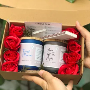 The Ribbon-Decorated Scented Candle Pair Gift Set is a charming birthday gift for her, beautifully packaged in a scented candle gift box with custom card printing, making it a lovely gift for loved ones on any special occasion.The Ribbon-Decorated Scented Candle Pair Gift Set is a charming birthday gift for her, beautifully packaged in a scented candle gift box with custom card printing, making it a lovely gift for loved ones on any special occasion.