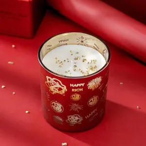 Light up the New Year with the "Happy Rich" Scented Candle Gift Set—a 100% natural fragrance gift in a meaningful gift box!