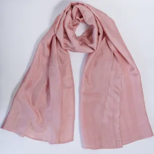The Rose Pink Silk Scarf embodies dreamy soft beauty, crafted from natural silk as a luxurious Vietnamese souvenir and an impressive gift for her that exudes elegance and timeless charm