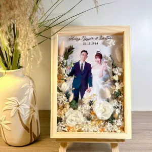 Celebrate love and memories with a Personalized Eternal Rose & Photo Frame, beautifully crafted to capture timeless beauty through personalized dried flower art, making it the perfect gift for her and a cherished personalized gift for all occasions