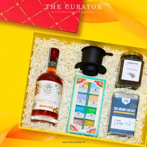 The "Taste of Vietnam" Gift Set is a perfect way to savor Vietnam's essence, featuring a curated selection of Vietnamese specialties, including a coffee gift set with wine, chocolate, and tea - an ideal gift for partners who appreciate authentic flavors.