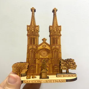 The Vietnamese Wooden Landscape Model beautifully captures cultural imprints, making it a meaningful wooden souvenir and an elegant home decor piece, perfect as a Vietnamese gift for foreign partners or a distinguished corporate gift